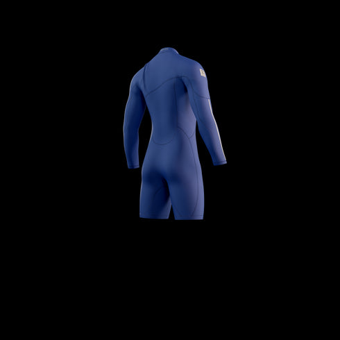The One Longarm Shorty 3/2mm Zipfree 2024 - Blue